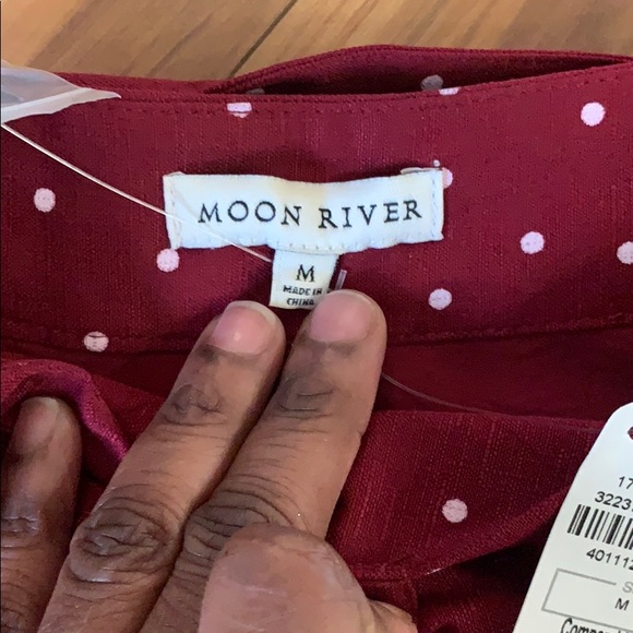 Moon River Polka Dot Belted Short - Picture 7 of 11